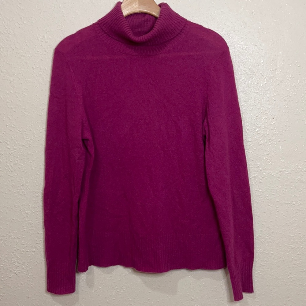 Peck and peck turtleneck cashmere top